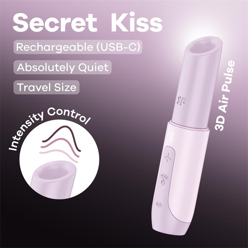 Secret Kiss Air Pulse Vibrator