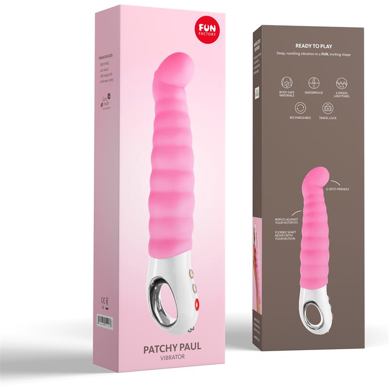 Patchy Paul Vibrador del Punto G Candy Rose