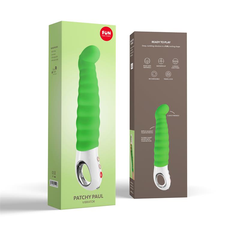 Patchy Paul Vibrador del Punto G Fresh Green