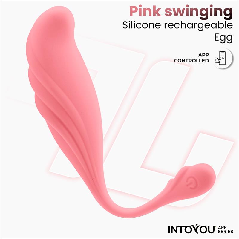 Huevo Vibrador con Movimiento Waving con APP USB