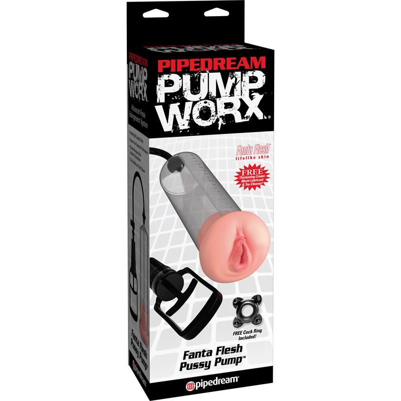 Pump Worx Succionadory Vagina Fanta Flesh