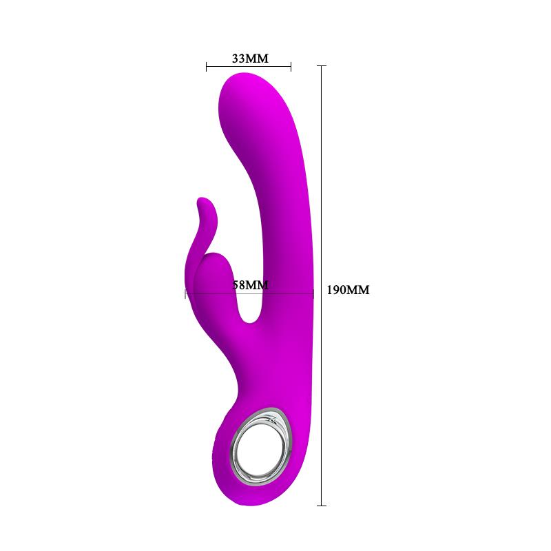 Vibrador Hot Rabbit Purpura