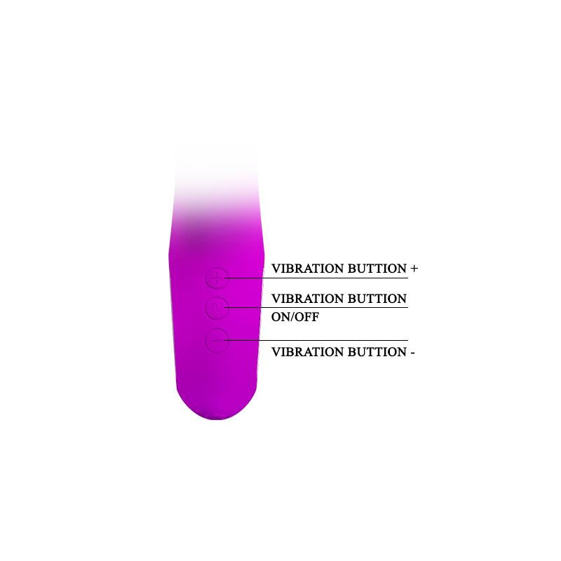 Vibrador Hot Rabbit Purpura