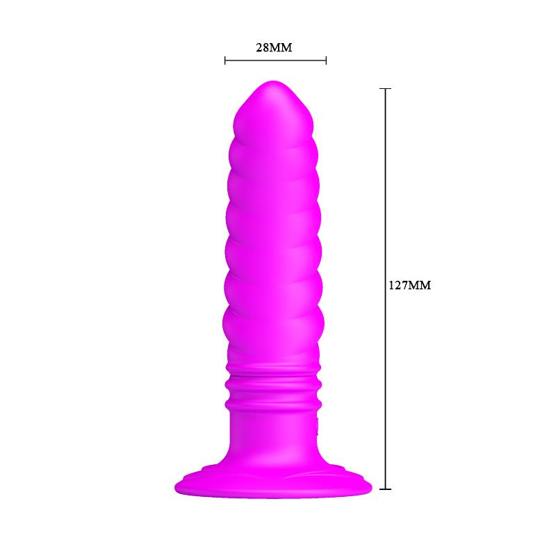 Vibrador Twist Plug Anal Purpura