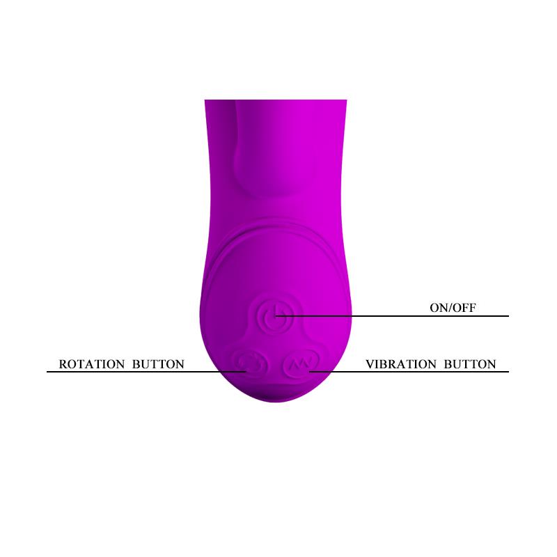 Vibrador Rotador Mystic Color Purpura