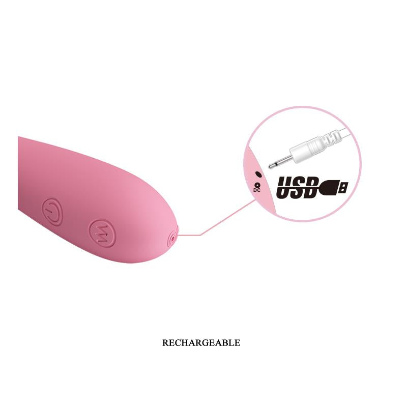 Vibrador Gloria Color Rosa Claro