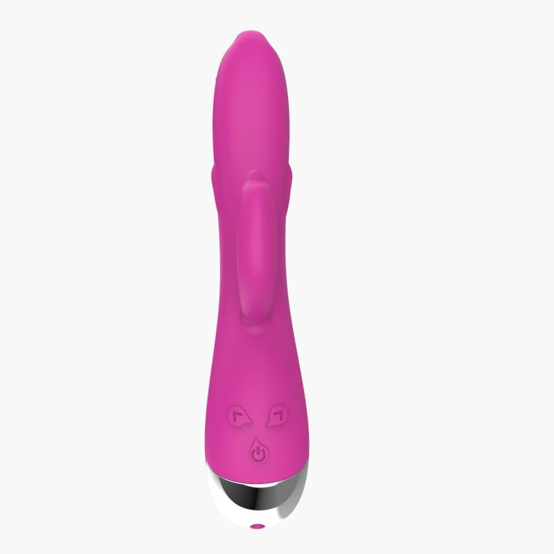 Vibrador Dolphin 6 Funciones USB Rosa