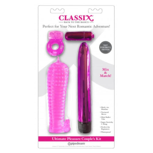 Kit para Parejas Ultimate Pleasure Rosa