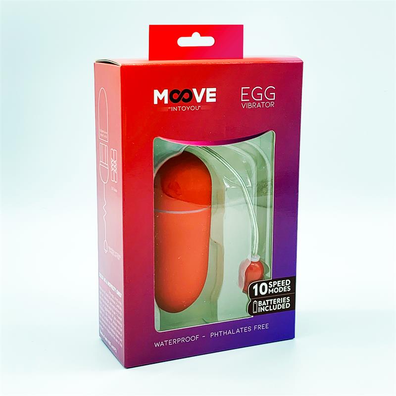 Huevo Vibrador 10 Funciones Rojo