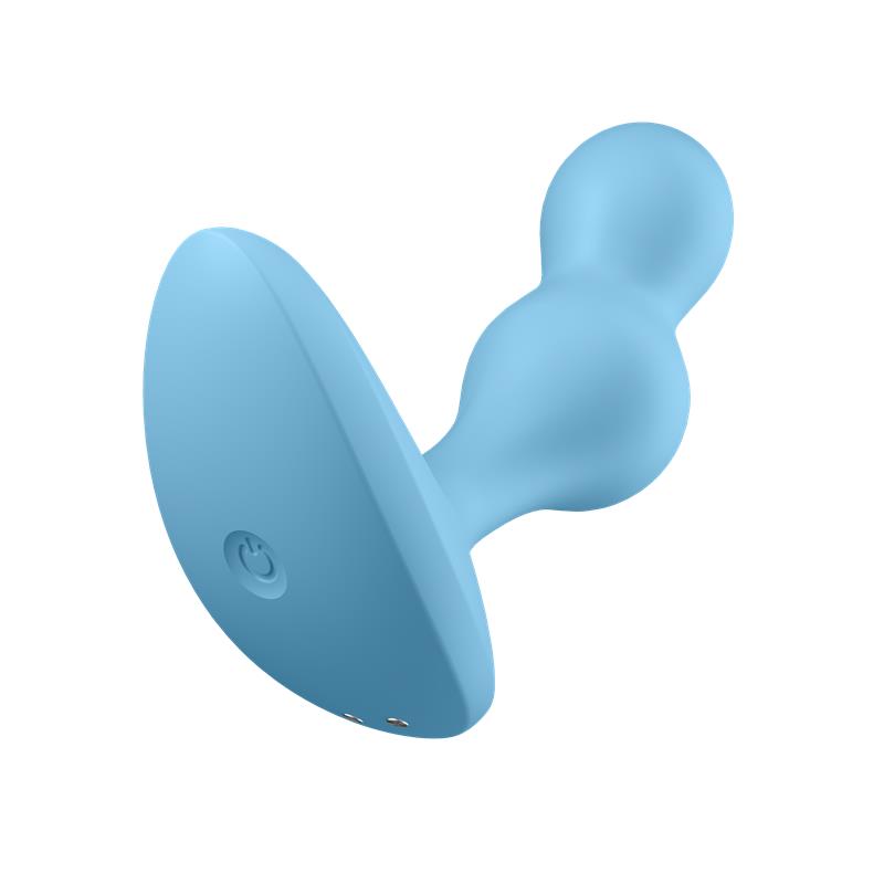 Deep Diver Plug Anal con Vibracion APP Satisfyer Connect Azul