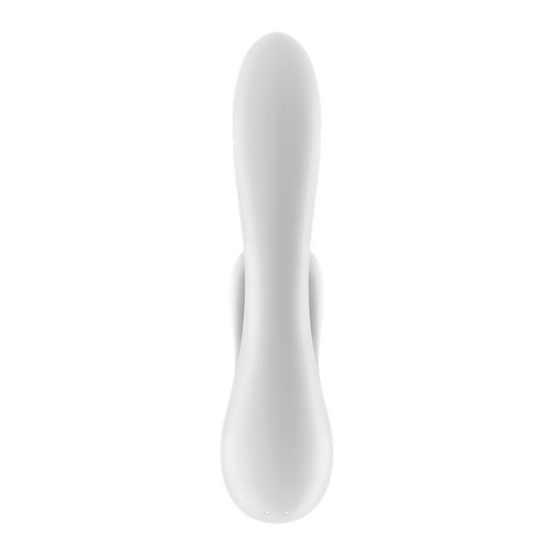 Double Flex Vibrador Punto G 3 Motores Satisfyer APP Connect Blanco