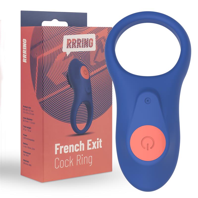 Rring French Exit Anillo para el Pene con Vibracion USB Silicona