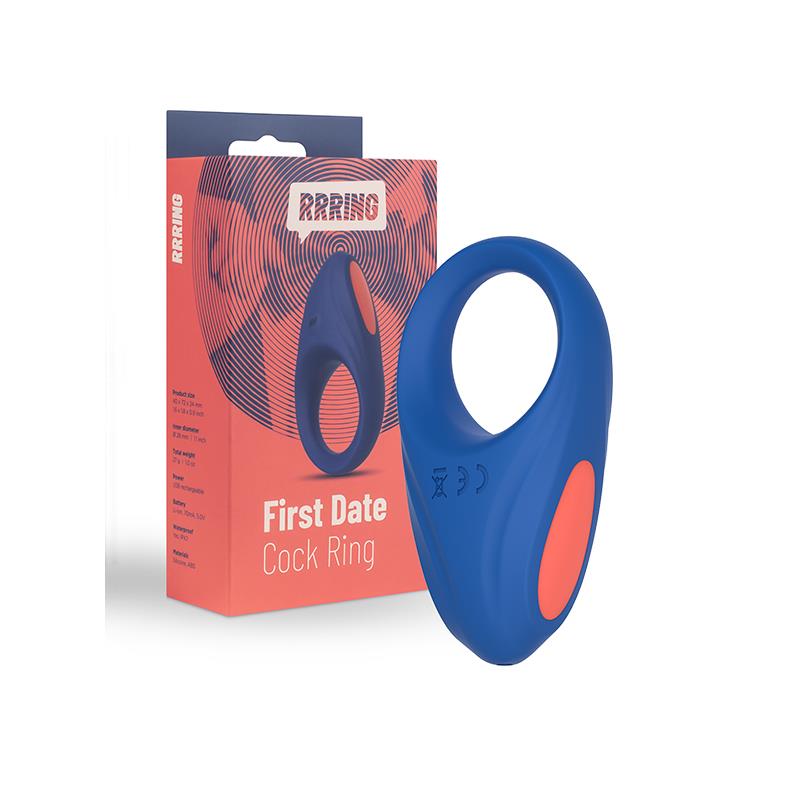 Rring First Date Anillo para el Pene con Vibracion USB Silicona