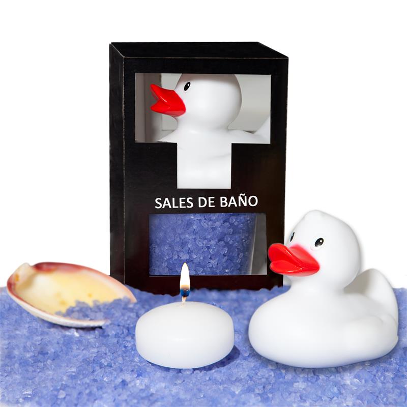 Set Sales Bano Aroma Lavanda Pato Vela y Concha 150gr