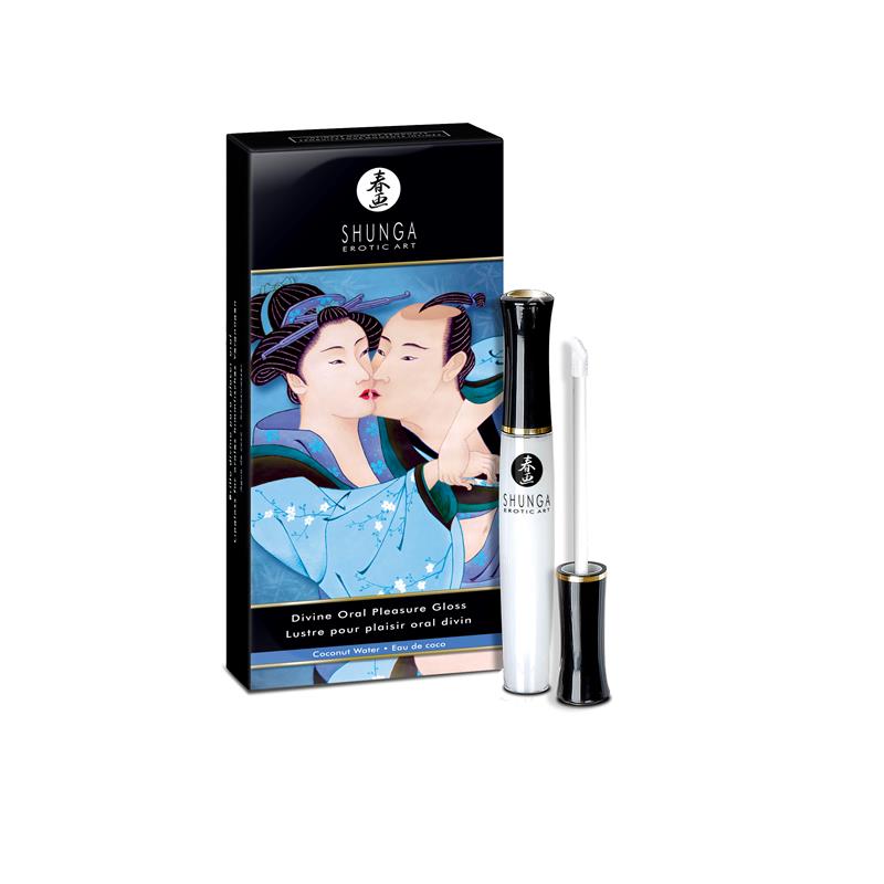 Shunga Gloss para Placer Oral Agua de Coco