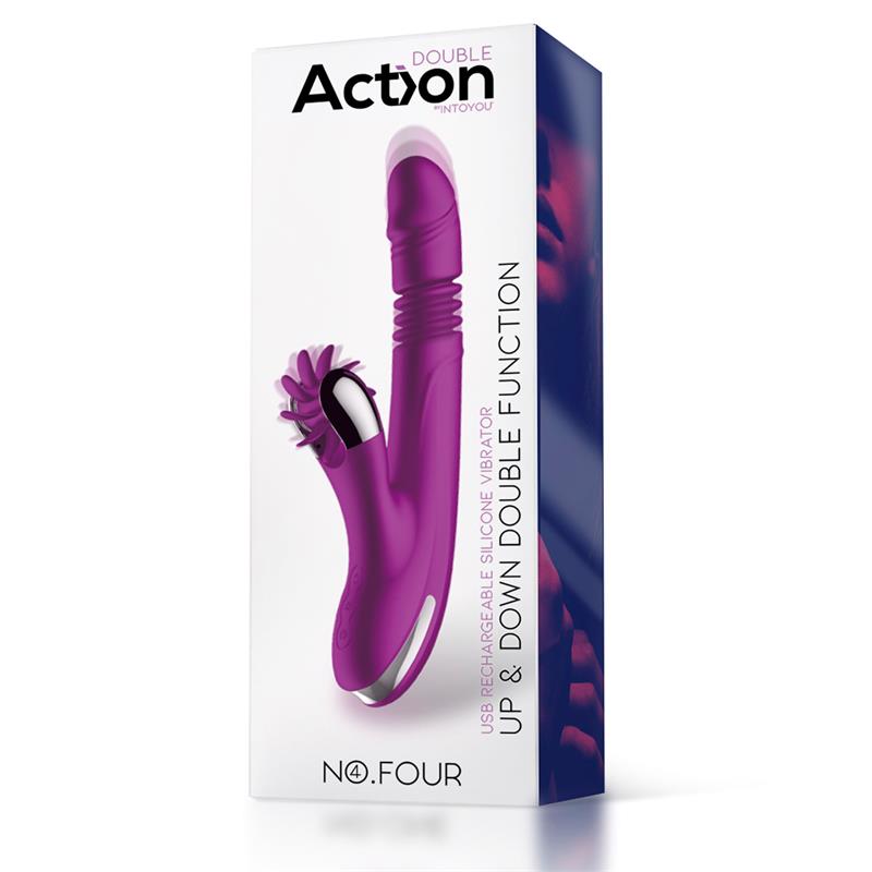 No Four Vibrador Up and Down y Rueda Estimuladora