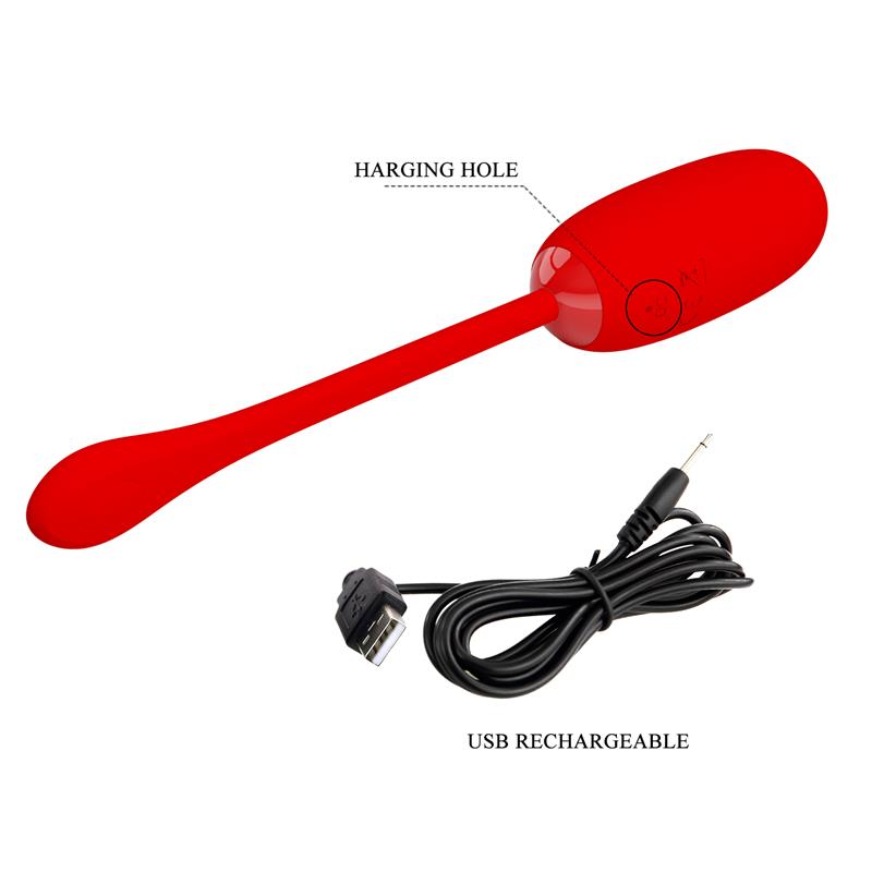 Julius Huevo Vibrador Rojo