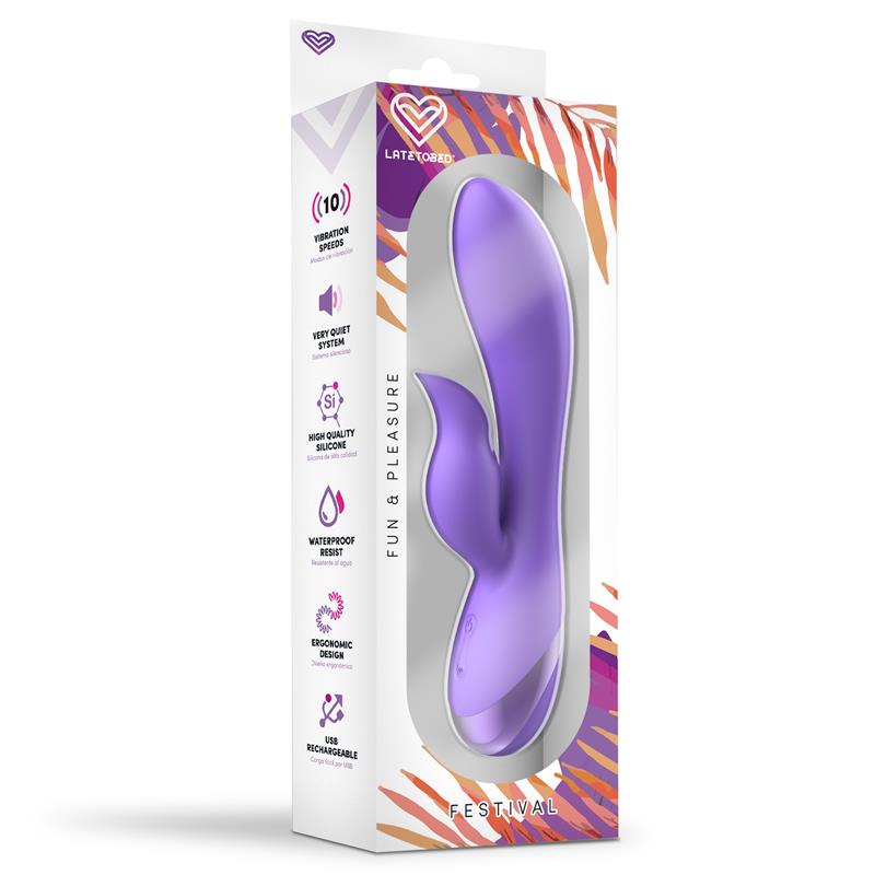 Vibrador Engar USB Purpura