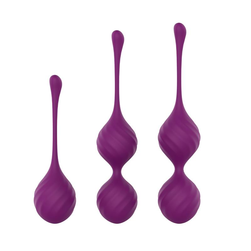 Taylor 20 Bolas Kegel Silicona Purpura