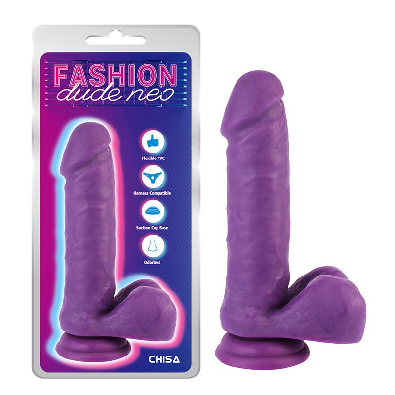 Dildo Dual Density Purpura 76