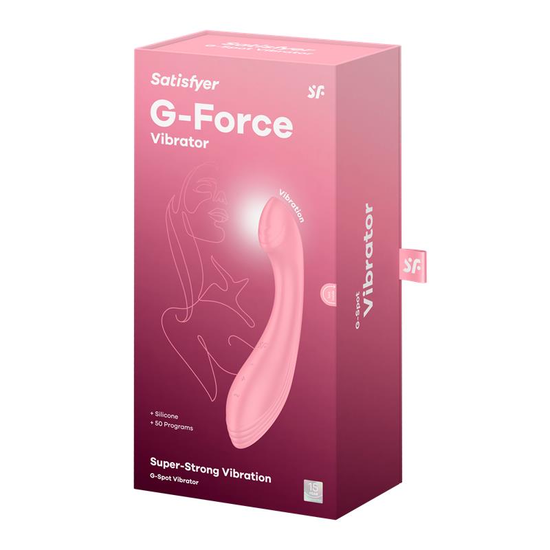 Vibrador para el Punt9o G G Force Rosa