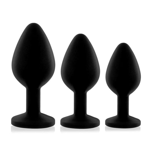 Rs Soiree Set de 3 Plug Anales Negros