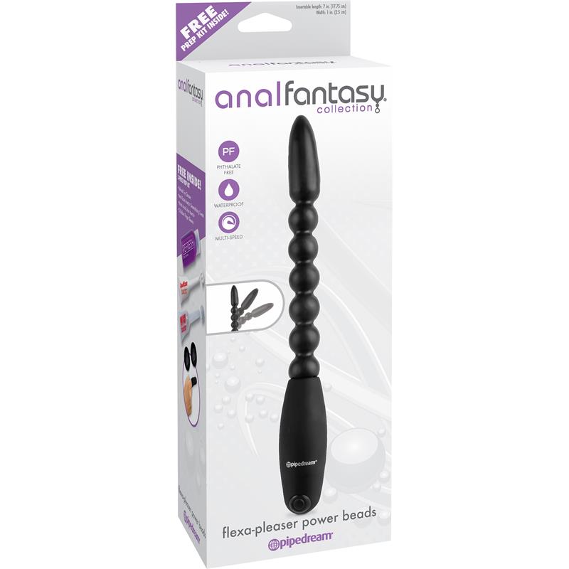 Anal Fantasy Collection Flexa Pleaser Power Beads Color Negro