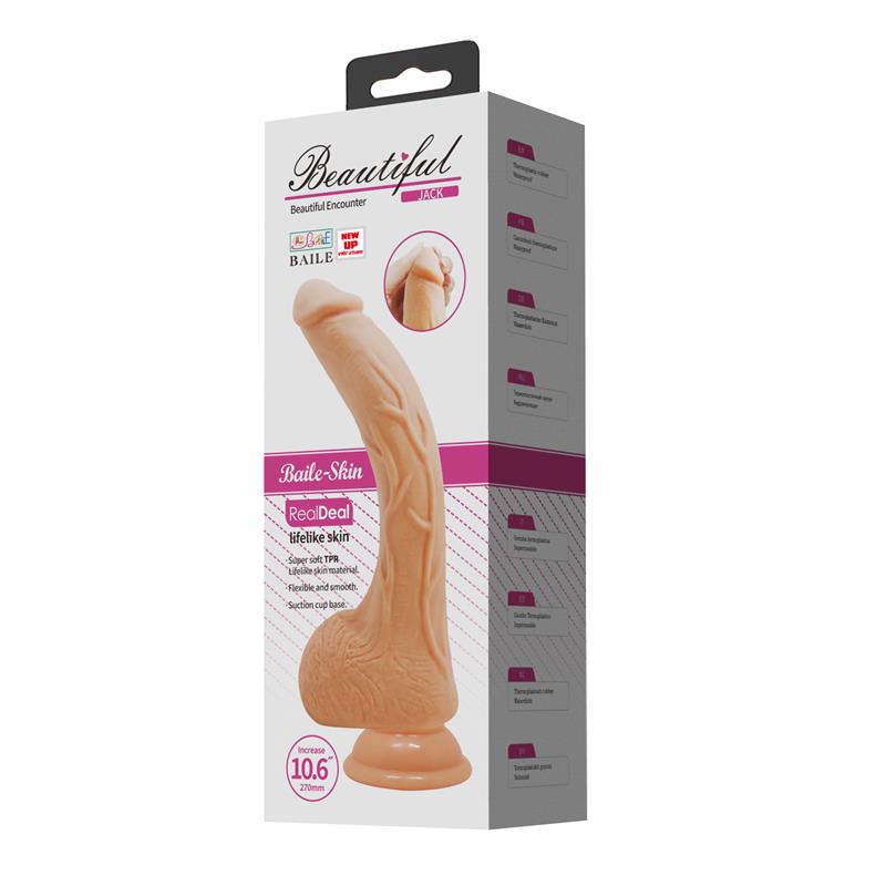 Baile Dildo con Ventosa y Vibracion