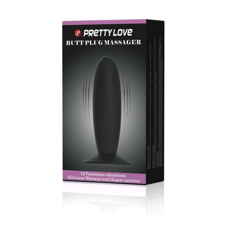 Pretty Love Plug Anal Vibrador Color Negro