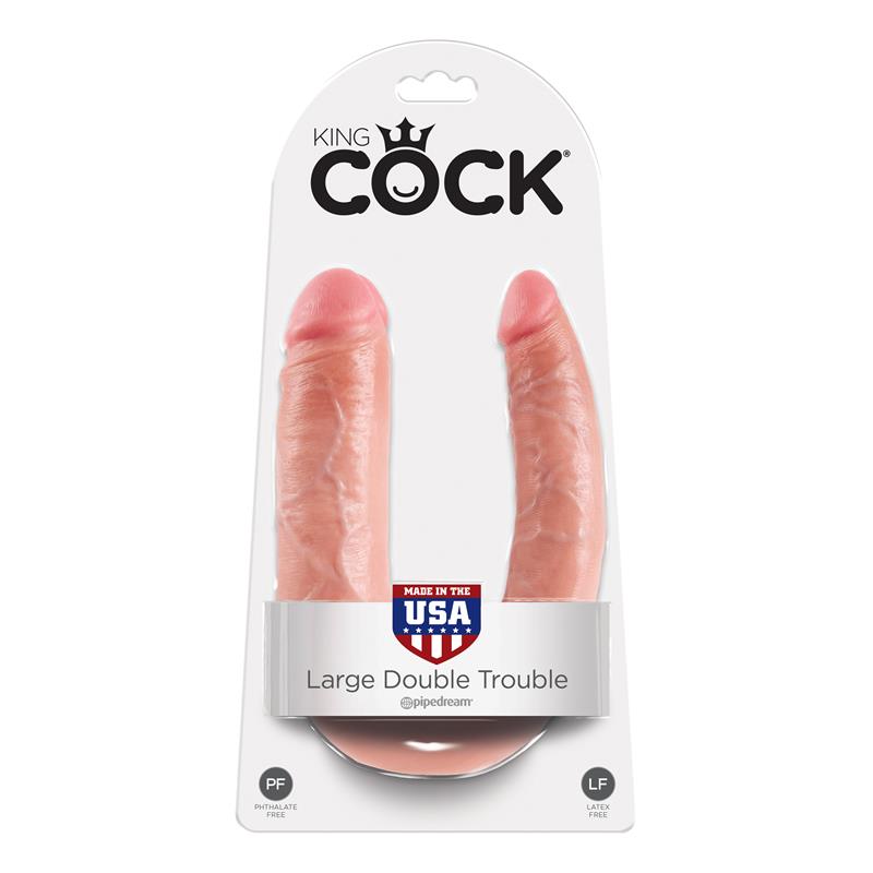 King Cock Pene Doble Penetracion Grande Color Natural