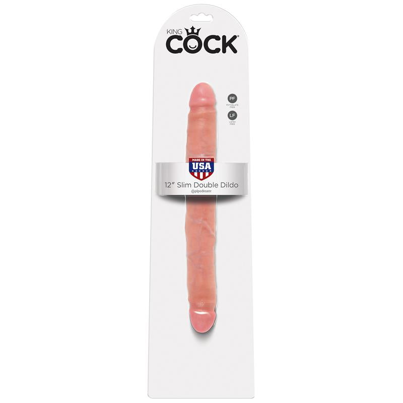 King Cock Pene Doble de 12 Color Natural