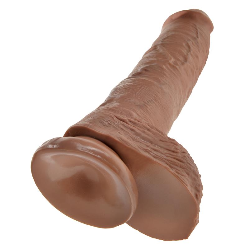 King Cock Pene con Testiculos de 10 Bronceado