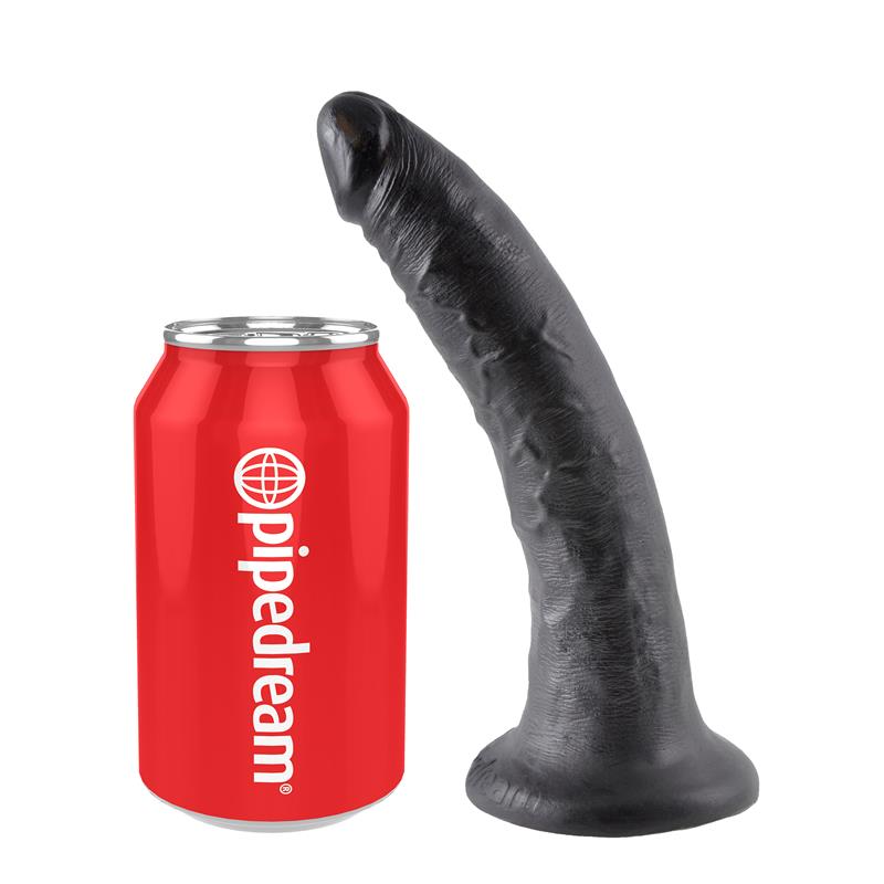 King Cock Pene de 7 Color Negro