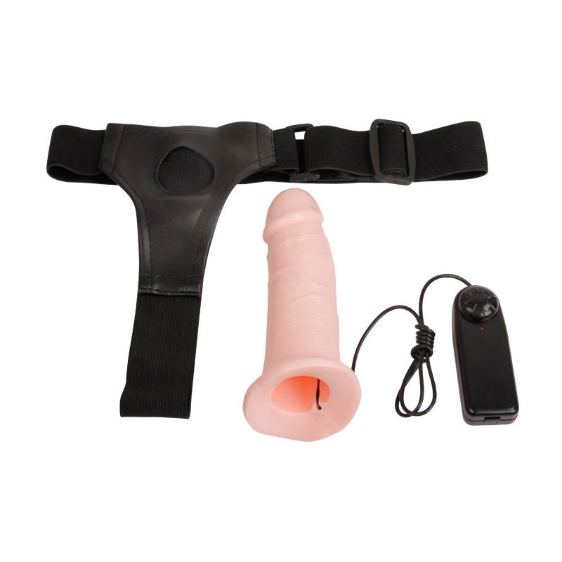 Arnes con Dildo Hueco Mens Pants Vibrador