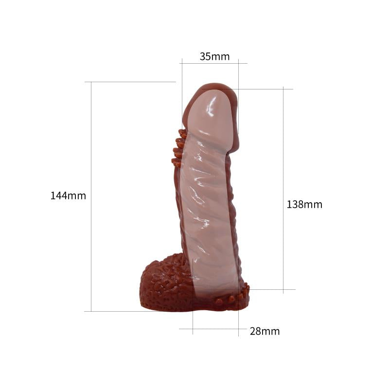 Baile Funda para Pene Wolftooth Color Marron