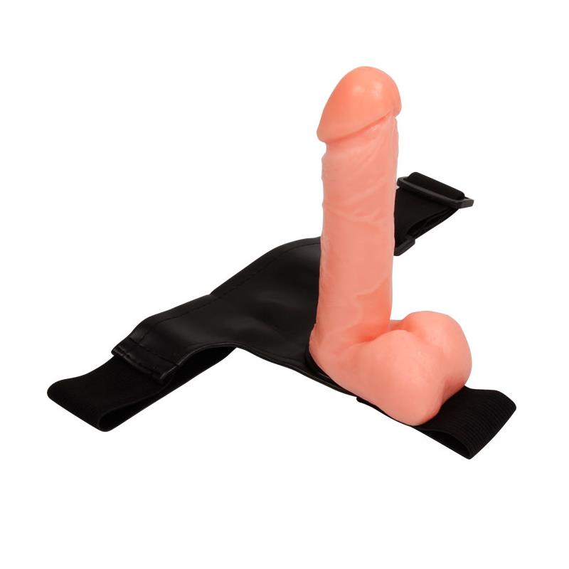 Arnes con Dildo y Testiculos 175 cm