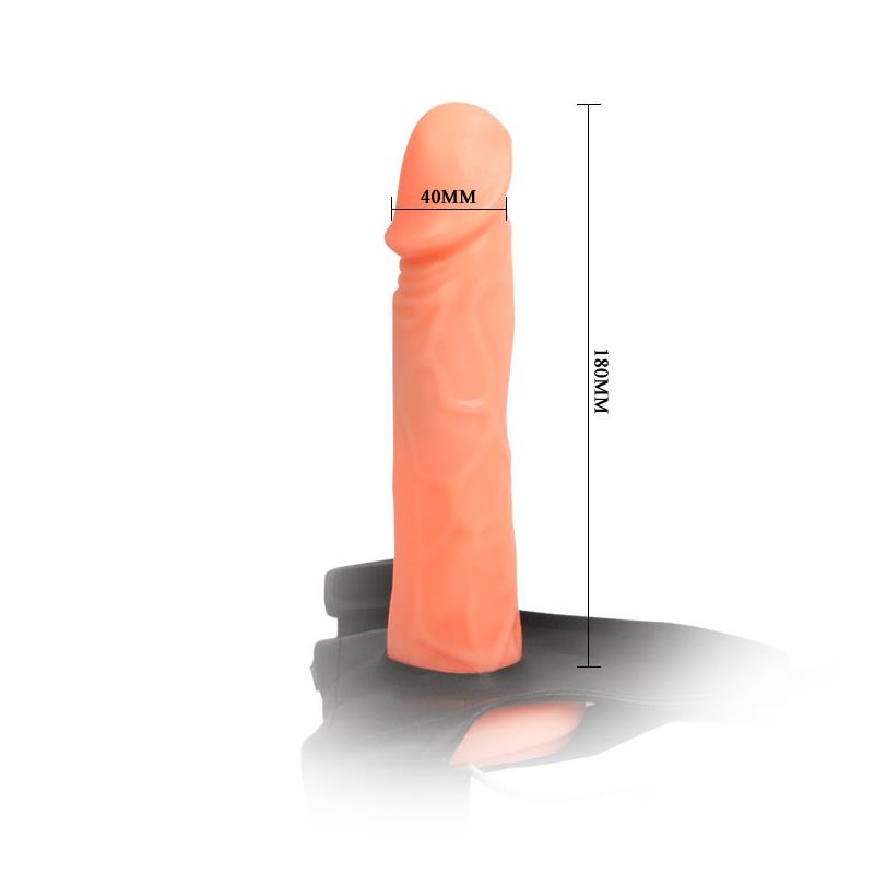 Arnes con Dildo Hueco Jessica 18 cm