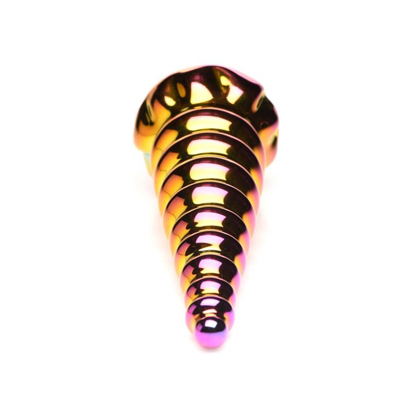 Dildo de Vidro de Borosilicato Twilinght Rainbow