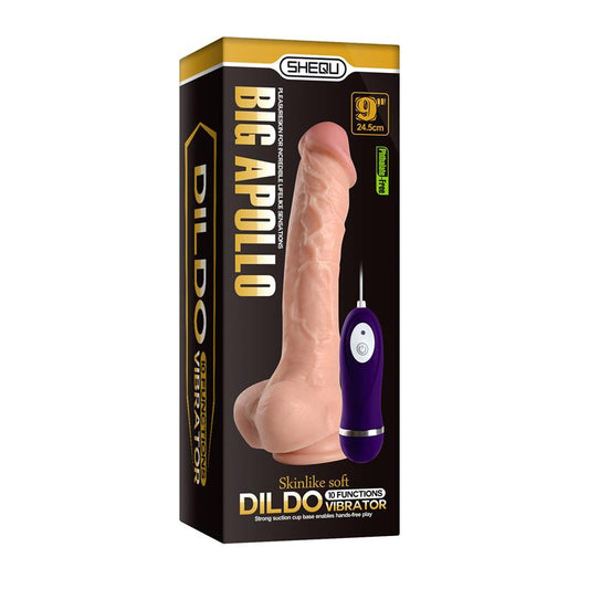 Vibrador Realista Control Remoto Apolo 245 cm