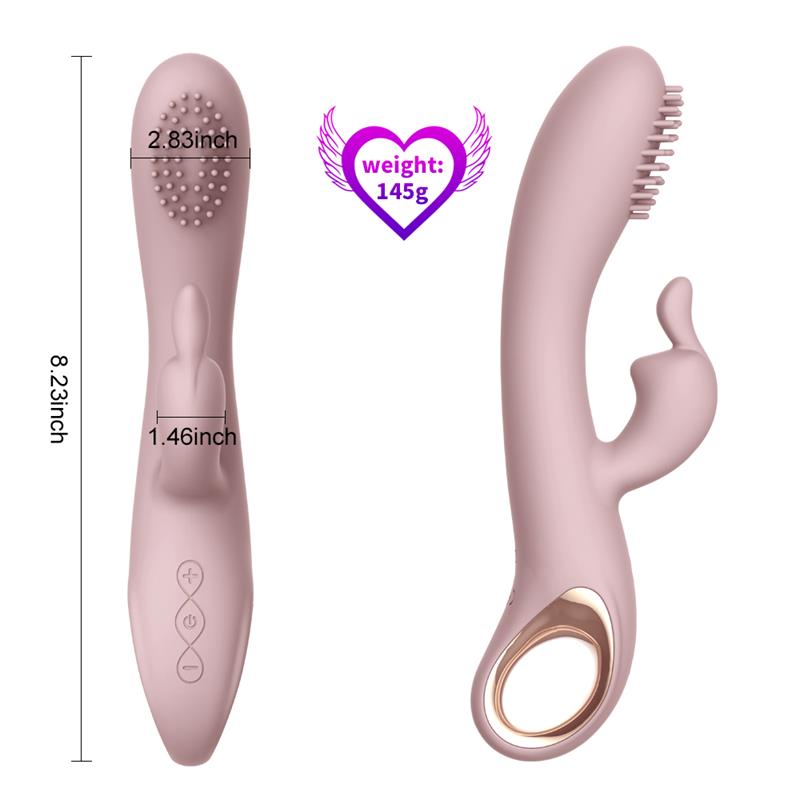 Vibrador Silicona USB Angels Kiss 20 cm