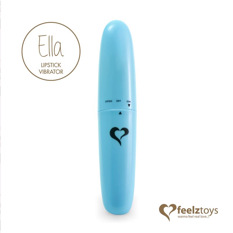 Ella Lipstick Vibrador Light Blue