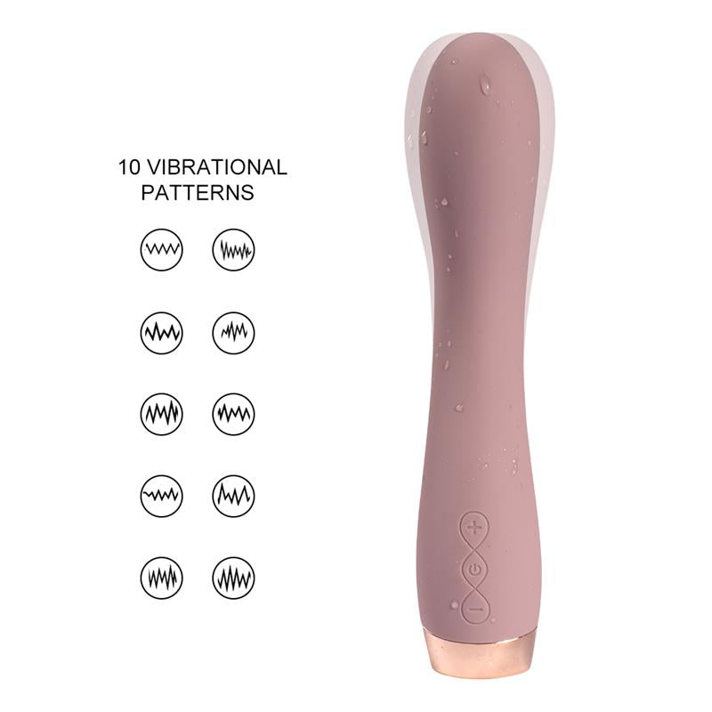 Vibrador Silicona USB Lina 19 cm