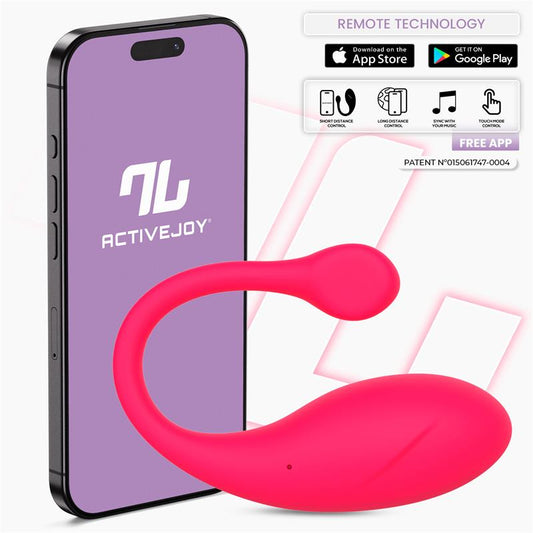 Bulby Huevo Vibrador con APP Rosa Intenso