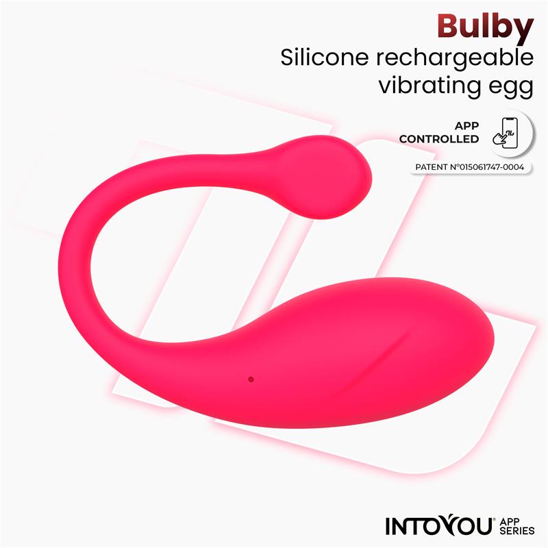 Bulby Huevo Vibrador con APP Rosa Intenso