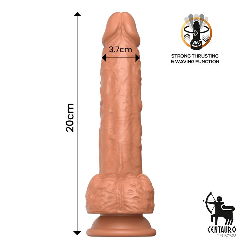 Octavius Dildo con Vibracion Thrusting y Waving 360º 78 20 cm