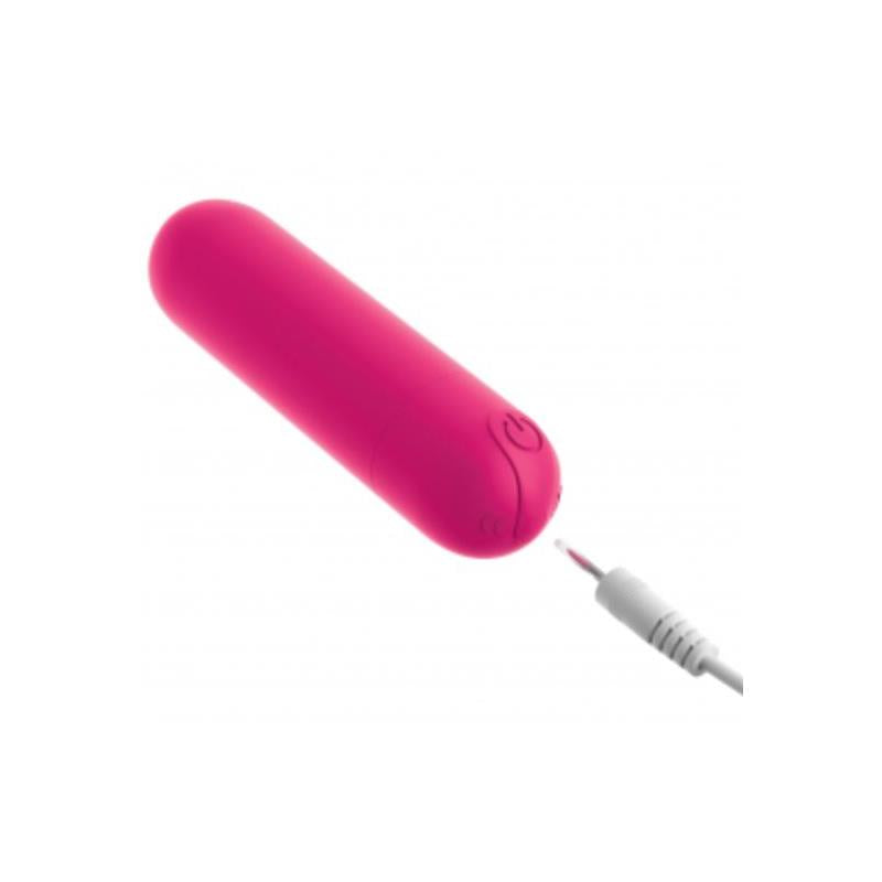 Bala Vibrador Play Recargeable USB 10 Funciones Fuchsia