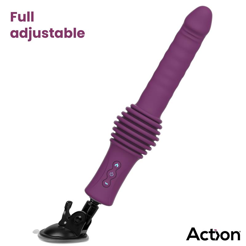 Roxer Sex Machine con Vibracion Thrusting Efecto Calor y Control Remoto