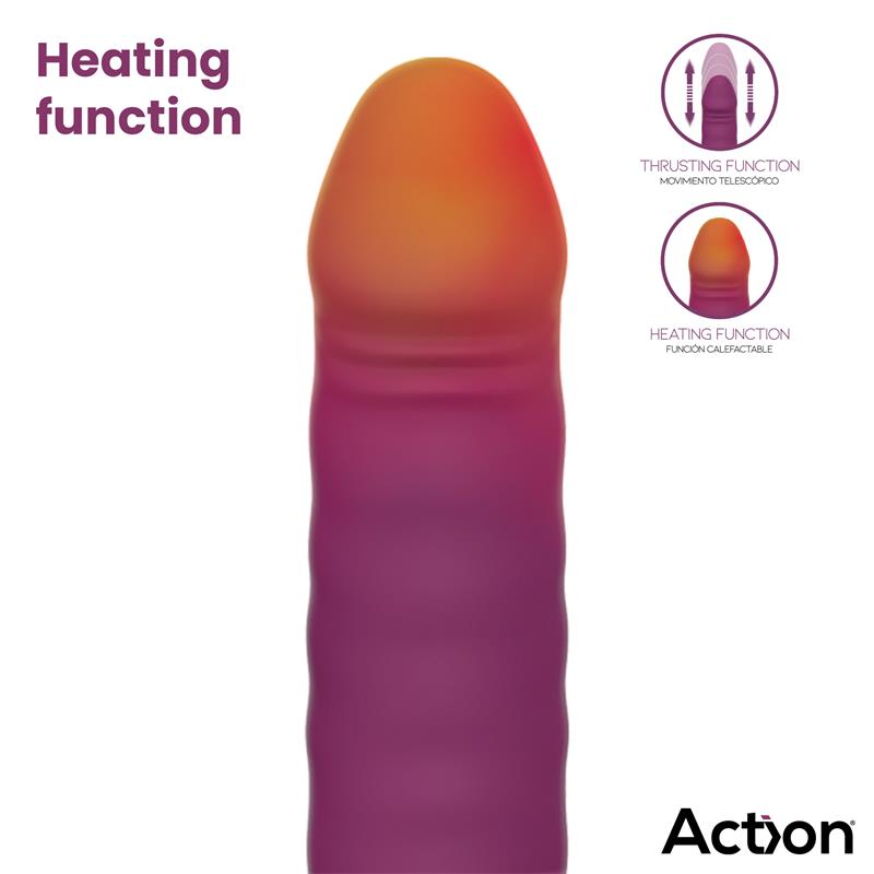 Roxer Sex Machine con Vibracion Thrusting Efecto Calor y Control Remoto