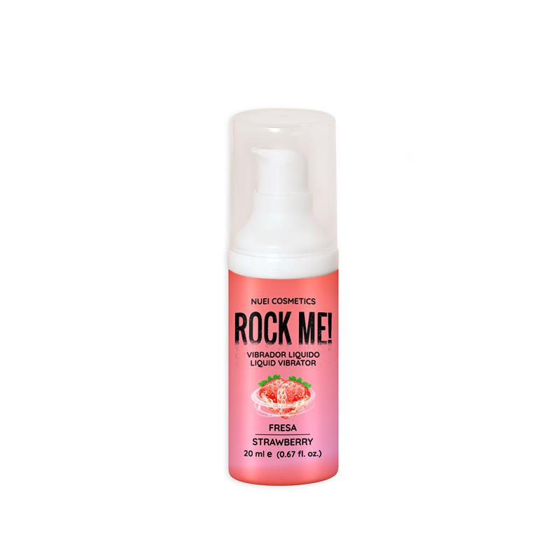 Rock Me Vibrador Liquido Fresa 20 ml