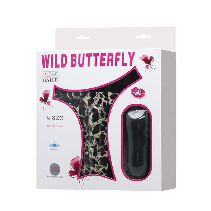 Wild Butterfly Braguita con Bala Vibradora y Control Remoto